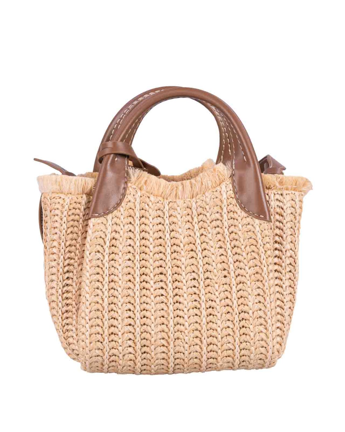 shop EMPORIO ARMANI  Borsa: Emporio Armani borsa a mano in paglia intrecciata con charm logo.
Dimensioni: 15,5 x 15 x 10 cm.
Paglia intrecciata.
Doppio manico.
Charm logo in metallo.
Made in China.
Patch logato.
Tracolla regolabile.
Composizione: 85% Polietilene, 15% Polipropilene.. Y3D278 YWQ5D-80016 number 398767